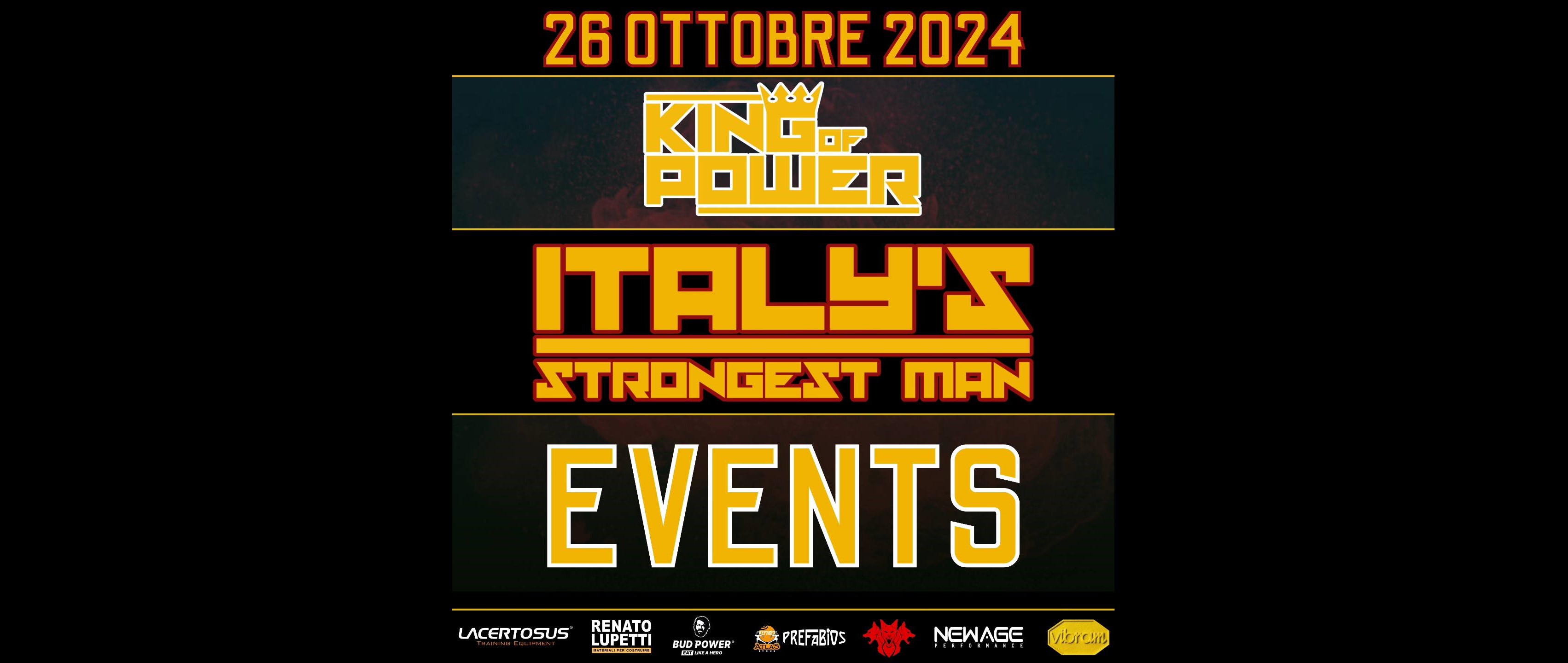 PRESENTATE LE PROVE DI ITALY'S STRONGEST MAN 2024!!!